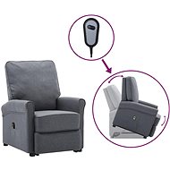 SHUMEE relaxační křeslo, samet, tmavě zelené, 341220 - Křeslo
