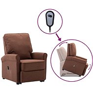 SHUMEE relaxační křeslo, samet, tmavě zelené, 341231 - Křeslo