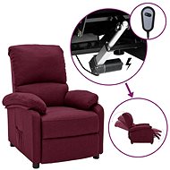 SHUMEE relaxační křeslo, samet, vínové, 327770 - Křeslo
