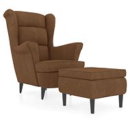 SHUMEE relaxační křeslo, samet, vínové, 341113 - Křeslo