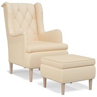 SHUMEE relaxační křeslo, textil, černé, 328035 - Křeslo