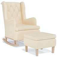 SHUMEE relaxační křeslo, textil, černé, 341077 - Křeslo
