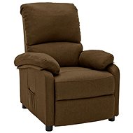 SHUMEE relaxační křeslo, textil, černé, 341389 - Křeslo