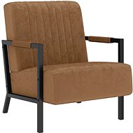 SHUMEE relaxační křeslo, textil, hnědé, 341015 - Křeslo
