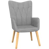 SHUMEE relaxační křeslo, textil, hnědé, 341179 - Křeslo