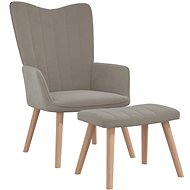 SHUMEE relaxační křeslo, textil, krémové, 341121 - Křeslo