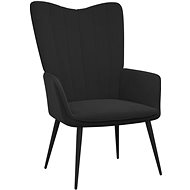 SHUMEE relaxační křeslo, textil, modré, 327637 - Křeslo