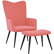 SHUMEE relaxační křeslo, textil, modré, 341095 - Křeslo