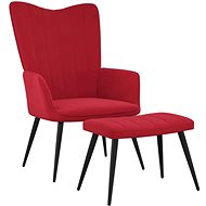 SHUMEE relaxační křeslo, textil, modré, 341123 - Křeslo