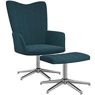SHUMEE relaxační křeslo, textil, světle šedé, 327633 - Křeslo
