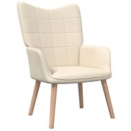 SHUMEE relaxační křeslo, textil, světle šedé, 341031 - Křeslo