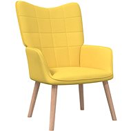 SHUMEE relaxační křeslo, textil, světle šedé, 341119 - Křeslo