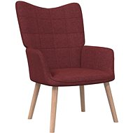 SHUMEE relaxační křeslo, textil, světle šedé, 341130 - Křeslo
