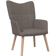 Relaxační židle taupe textil, 327928 - Křeslo