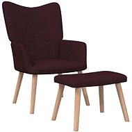 SHUMEE relaxační křeslo, textil, taupe, 328038 - Křeslo
