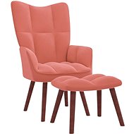 SHUMEE relaxační křeslo, textil, tmavě zelené, 341388 - Křeslo