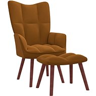 SHUMEE relaxační křeslo, textil, vínové, 341079 - Křeslo
