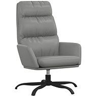 SHUMEE relaxační židle, textil, světle šedá, 327545 - Křeslo