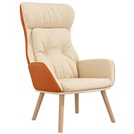 SHUMEE zvedací polohovací křeslo, textil, krémové, 329708 - Křeslo