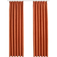 SHUMEE Blackout curtains with hooks, 2 pcs, 140 × 245 cm, rust - Drape