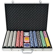 Shumee Poker set 1000 laser chips aluminum - Card Game