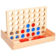 Shumee 4 in a row 24 × 15 × 4 cm solid wood - Social Game