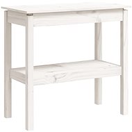 SHUMEE Console table, white, 80 × 40 × 75 cm - Console Table