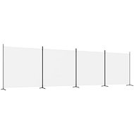 SHUMEE třídilný paraván bílý, 698 × 180 cm - Room Divider