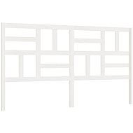 SHUMEE Čelo postele bílé, masivní borovice, 186 × 4 × 104 cm - Headboard
