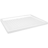 SHUMEE Sprchová vanička ABS s puntíky bílá, 80 × 100 × 4 cm - Sprchová vanička