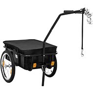 SHUMEE Bicycle trolley / hand trolley, steel, 155 × 60 × 83 cm, black - Bicycle Trailer