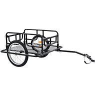 SHUMEE Bicycle trolley, steel, 130 × 73 × 48,5 cm, black - Bicycle Trailer