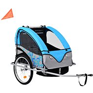 SHUMEE 2-in-1 bike and stroller trolley blue/grey - Child Bicycle Trailer