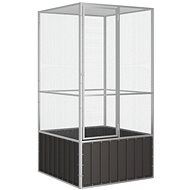 Shumee Birdcage anthracite 111 × 107 × 211,5 cm, galvanized steel - Aviary
