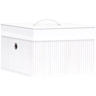 Shumee Bambusové úložné boxy 4 ks bílé - Storage Box