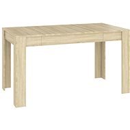 Shumee Jídelní stůl dub sonoma 140 × 74,5 × 76 cm dřevotříska - Jídelní stůl