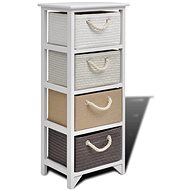 Shumee Wooden cabinet / chest of drawers with 4 drawers - Chest of Drawers