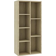 Shumee Shelf decor oak sonoma 50 × 25 × 106 cm chipboard - Shelving Unit