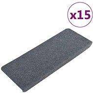 Shumee Self-adhesive stair treads 15 pcs 65 × 28 cm grey - Stair Treads
