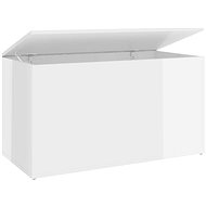 Shumee Storage chest white high gloss 84 × 42 × 46 cm composite wood - Chest