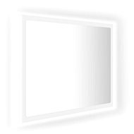 Shumee LED kúpeľňové zrkadlo biele 60 × 8,5 × 37 cm akrylové - Zrkadlo