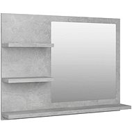 Shumee Bathroom mirror concrete grey 60 × 10,5 × 45 cm chipboard - Mirror