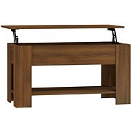 Shumee Konferenčný stolík hnedý dub 101 × 49 × 52 cm kompozitné drevo - Konferenčný stolík