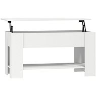 Shumee Coffee table white 101 × 49 × 52 cm composite wood - Coffee Table