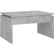 Shumee Konferenční stolek betonově šedý 68 × 50 × 38 cm dřevotříska - Konferenční stolek