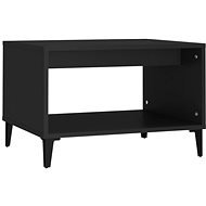 Shumee Konferenční stolek černý 60 × 50 × 40 cm kompozitní dřevo - Konferenční stolek