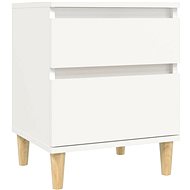 Shumee Noční stolek 40 × 35 × 50 cm, bílý - Night Stand
