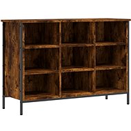 Shumee Botník 100 × 35 × 70 cm, kouřový dub - Botník