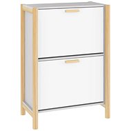 Shumee Botník 57,5 × 33 × 80 cm, bílý - Botník