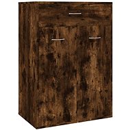 Shumee Botník 60 × 35 × 84 cm, kouřový dub - Botník